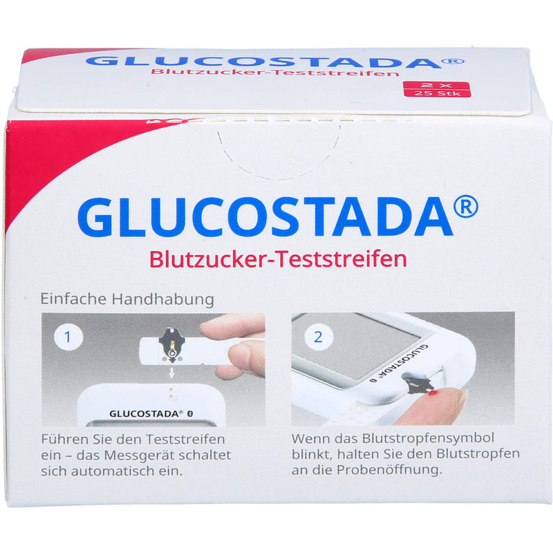 GLUCOSTADA BLUTZUCKERTEST 2X25 St