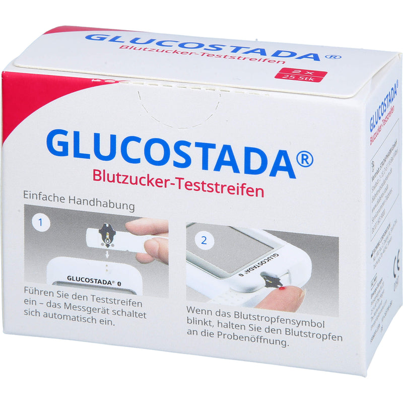 GLUCOSTADA BLUTZUCKERTEST 2X25 St