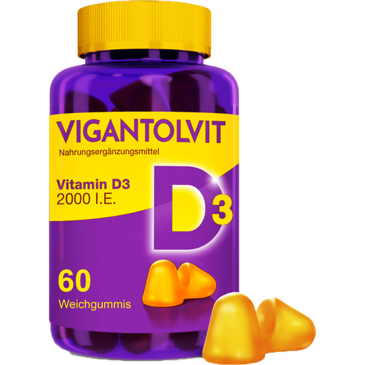 VIGANTOLVIT 2000 I.E. Vitamin D3 Weichgummis 60 St