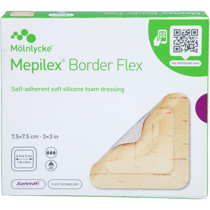 MEPILEX Border Flex Schaumverb.haft.7,5x7,5 cm 5 St