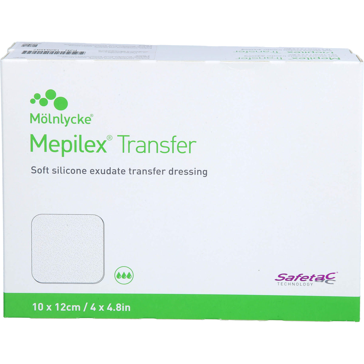 MEPILEX Transfer Schaumverband 10x12 cm steril 10 St