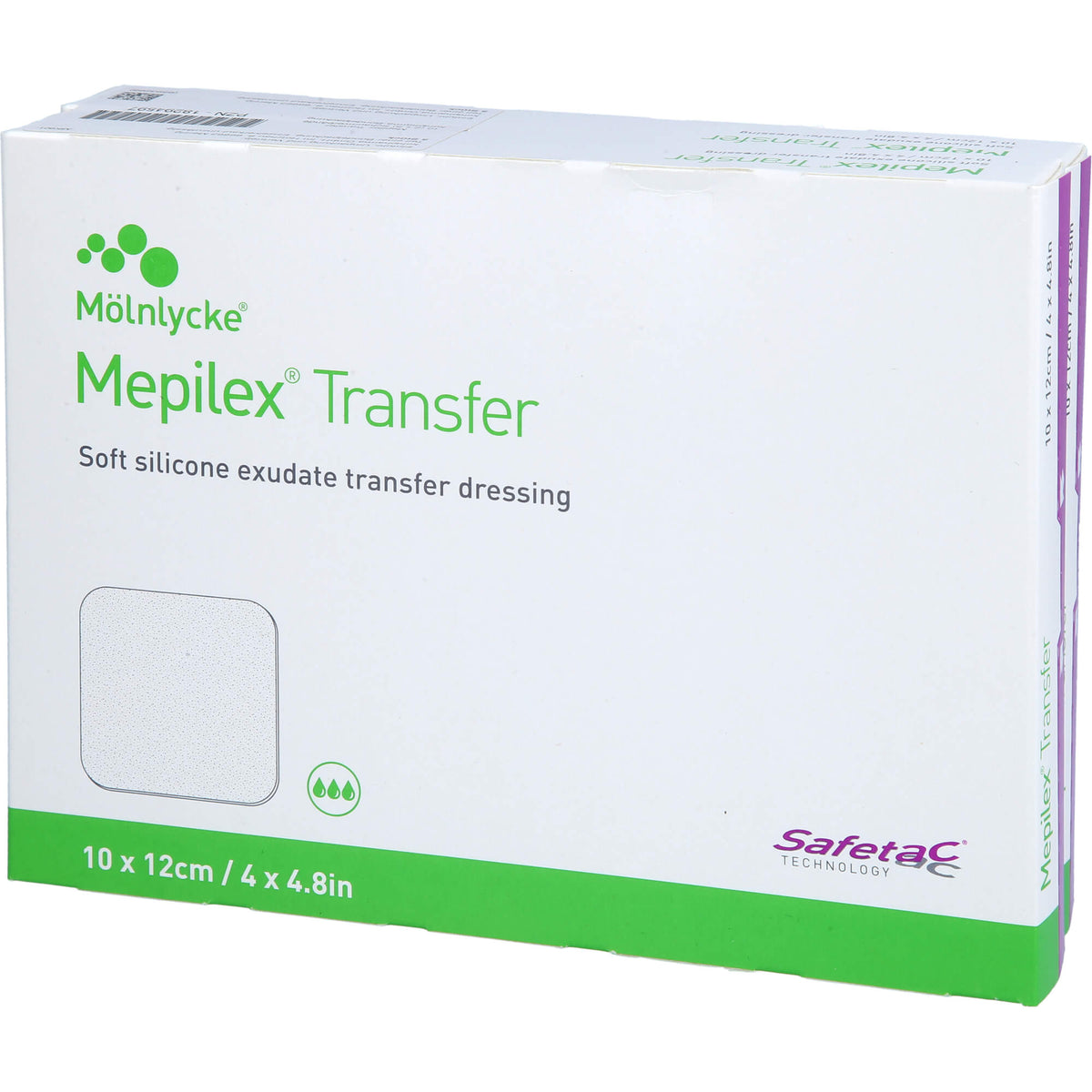 MEPILEX Transfer Schaumverband 10x12 cm steril 10 St