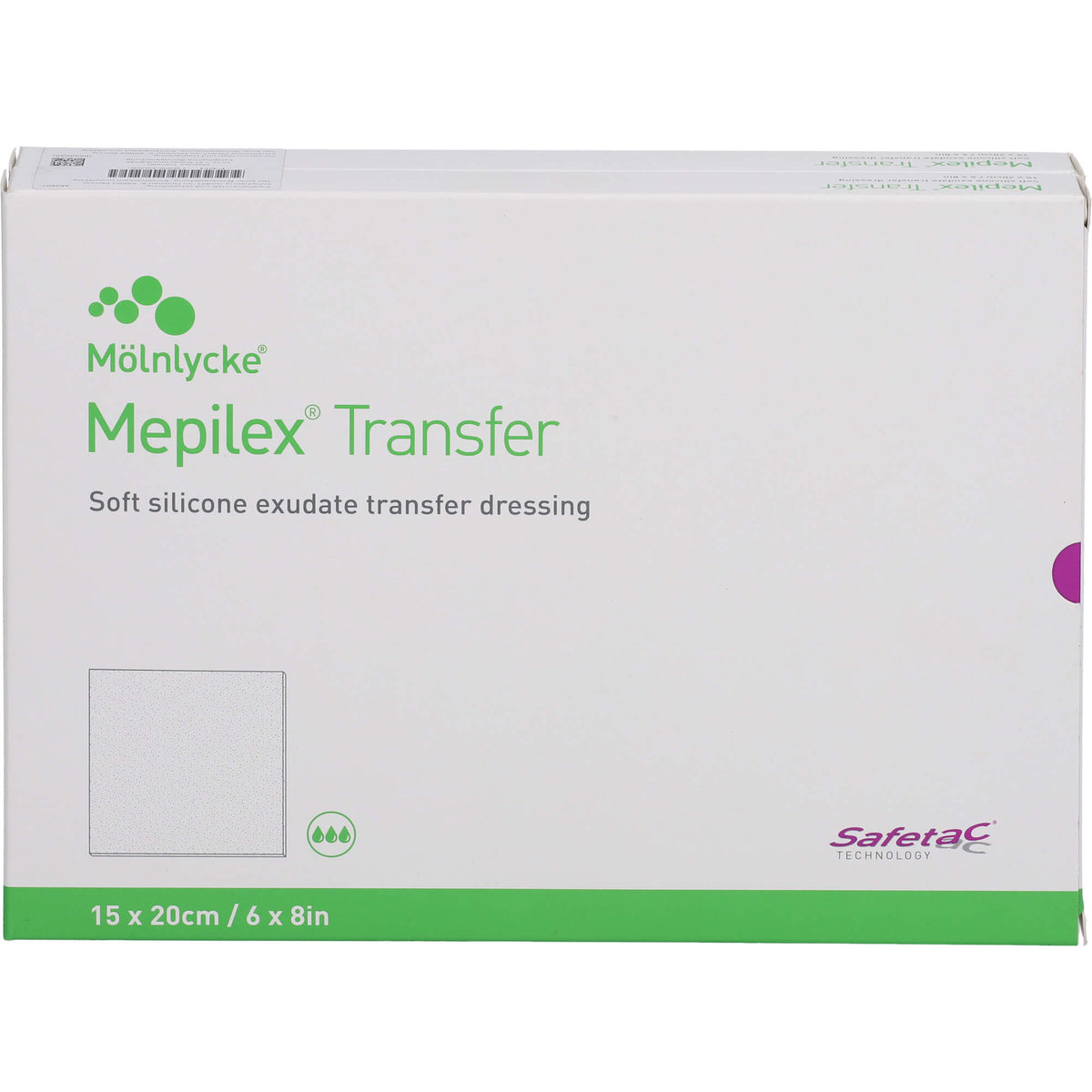 MEPILEX Transfer Schaumverband 15x20 cm steril 10 St
