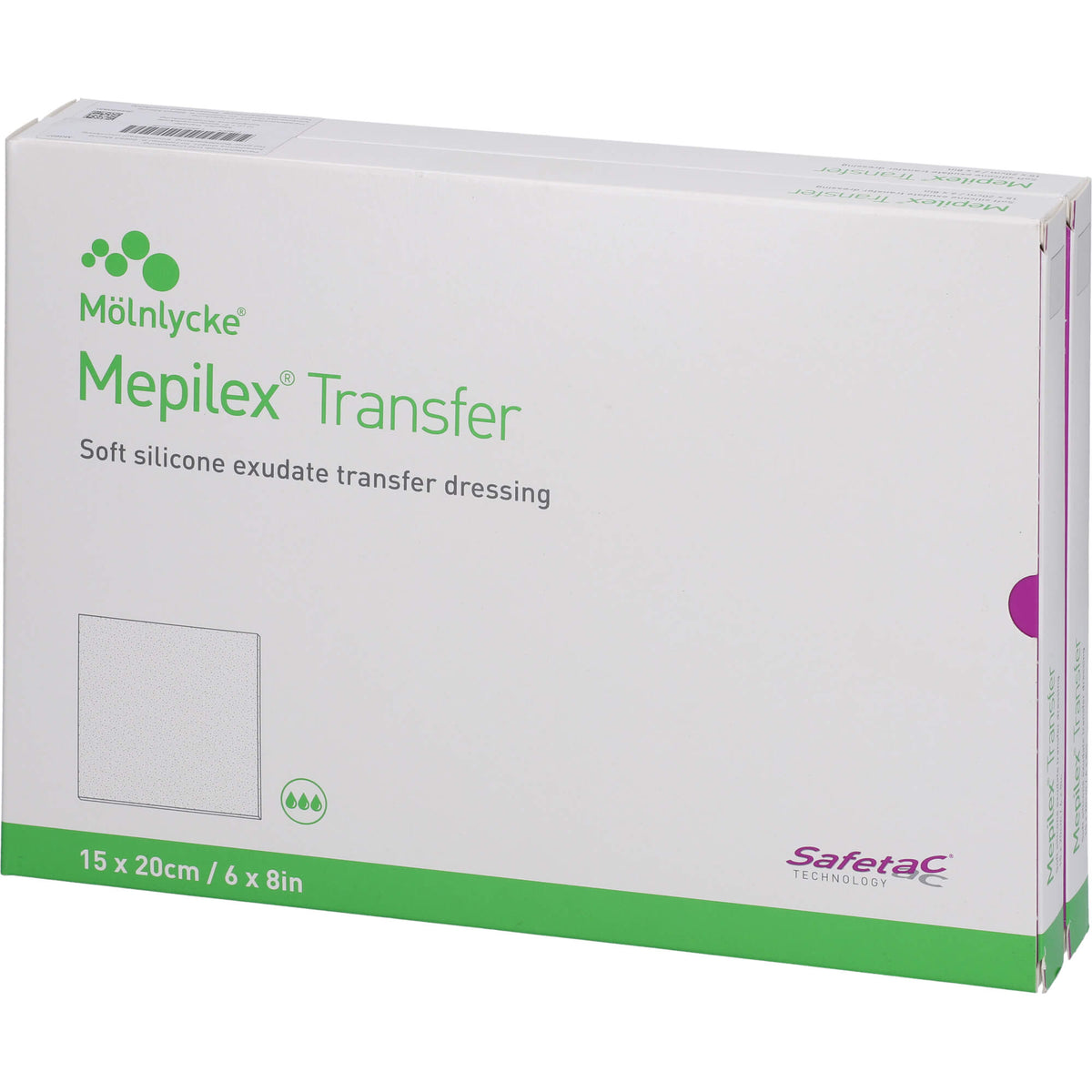 MEPILEX Transfer Schaumverband 15x20 cm steril 10 St