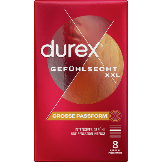 DUREX Gefühlsecht XXL Kondome 8 St