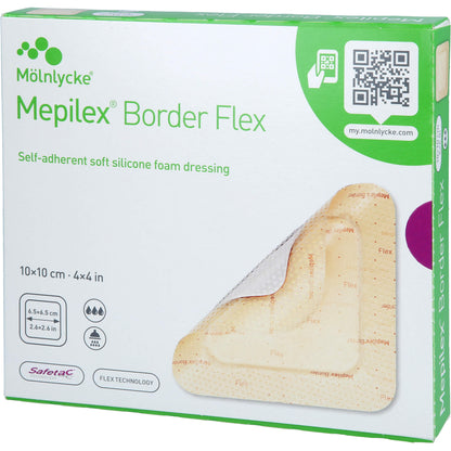 MEPILEX Border Flex Schaumverb.haft.10x10 cm 5 St