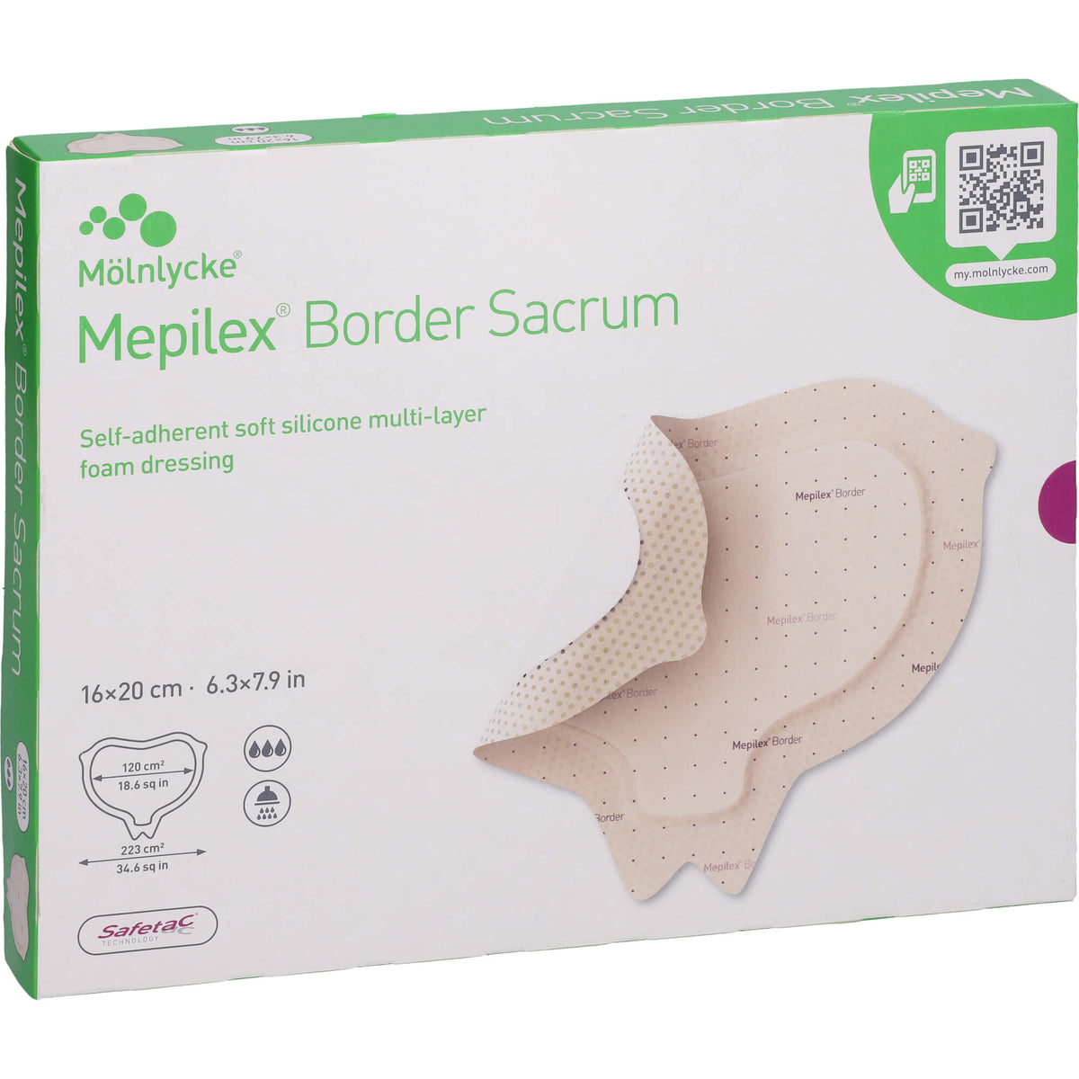 MEPILEX Border Sacrum Schaumverb.16x20 cm steril 5 St
