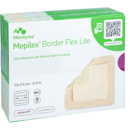 MEPILEX Border Flex Lite Schaumverband 7,5x7,5 cm 10 St