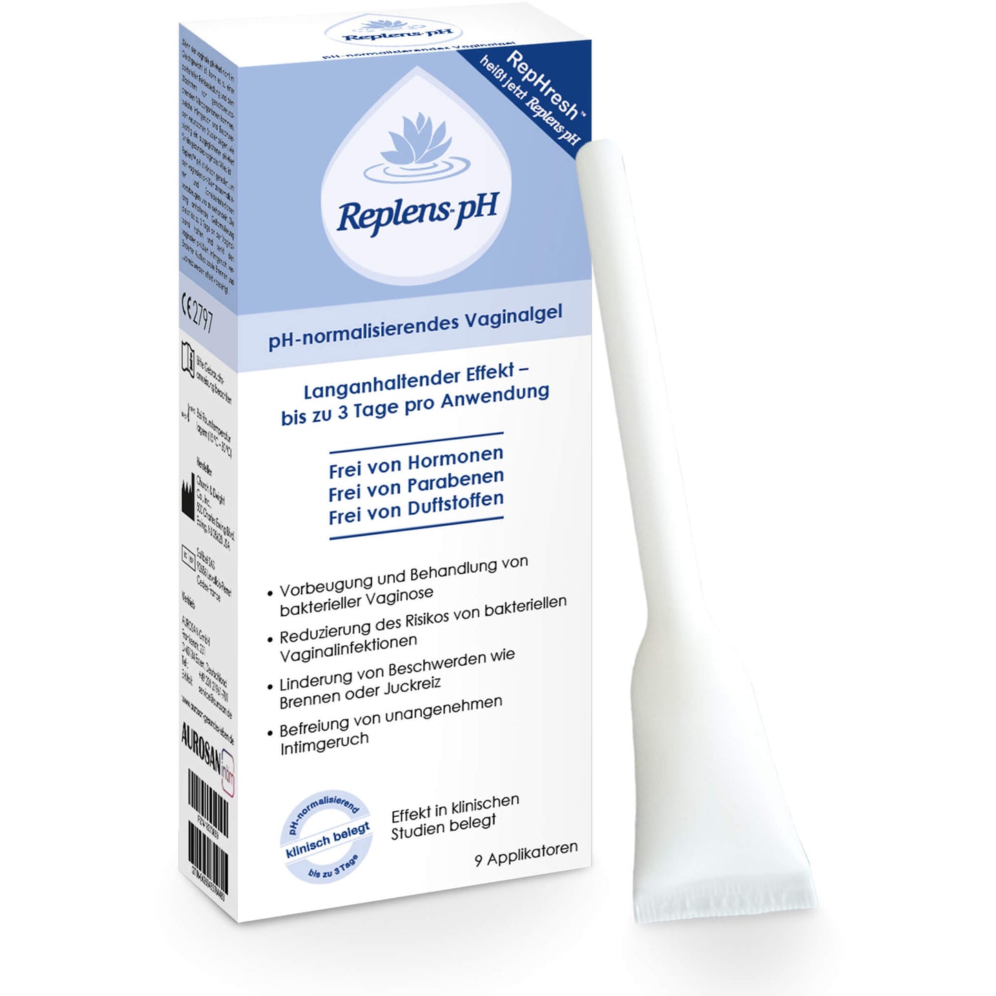 REPLENS pH Vaginalgel vorgefüllte Applikatoren 9 St