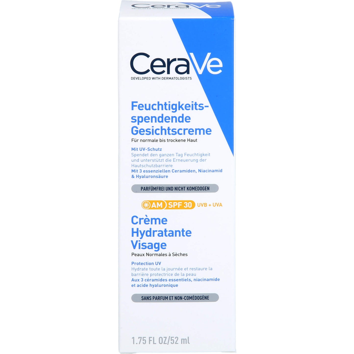 CERAVE feuchtigkeitsspendende Gesichtscreme SPF 30 52 ml