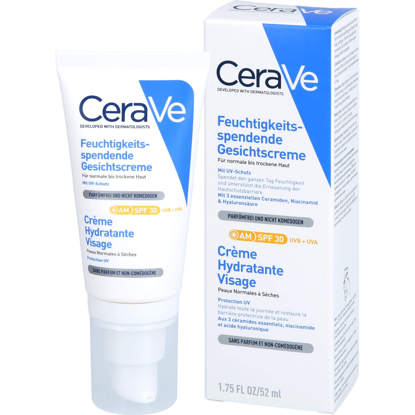 CERAVE feuchtigkeitsspendende Gesichtscreme SPF 30 52 ml