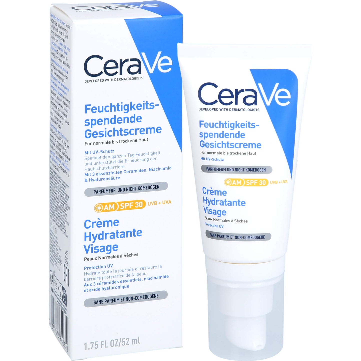 CERAVE feuchtigkeitsspendende Gesichtscreme SPF 30 52 ml