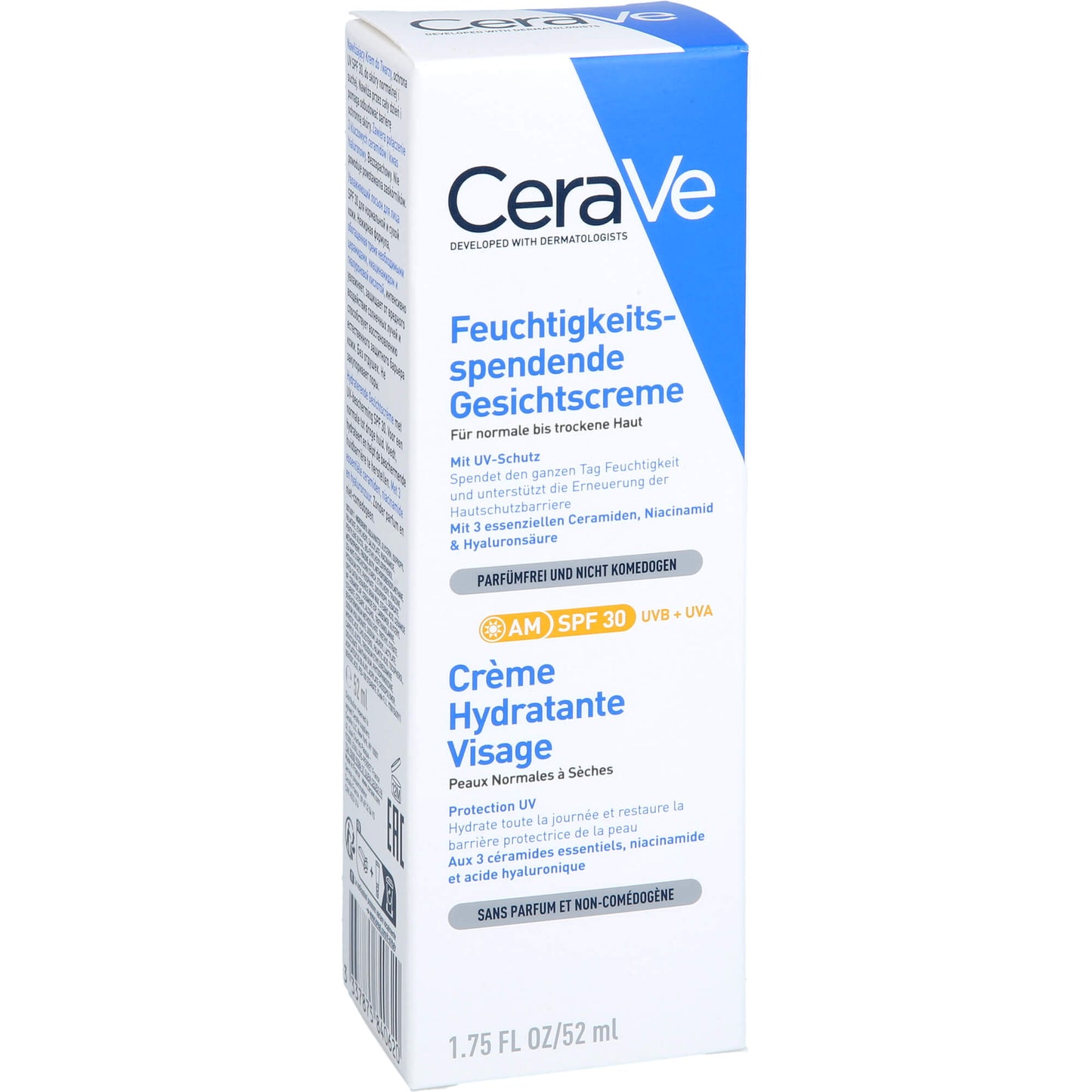 CERAVE feuchtigkeitsspendende Gesichtscreme SPF 30 52 ml