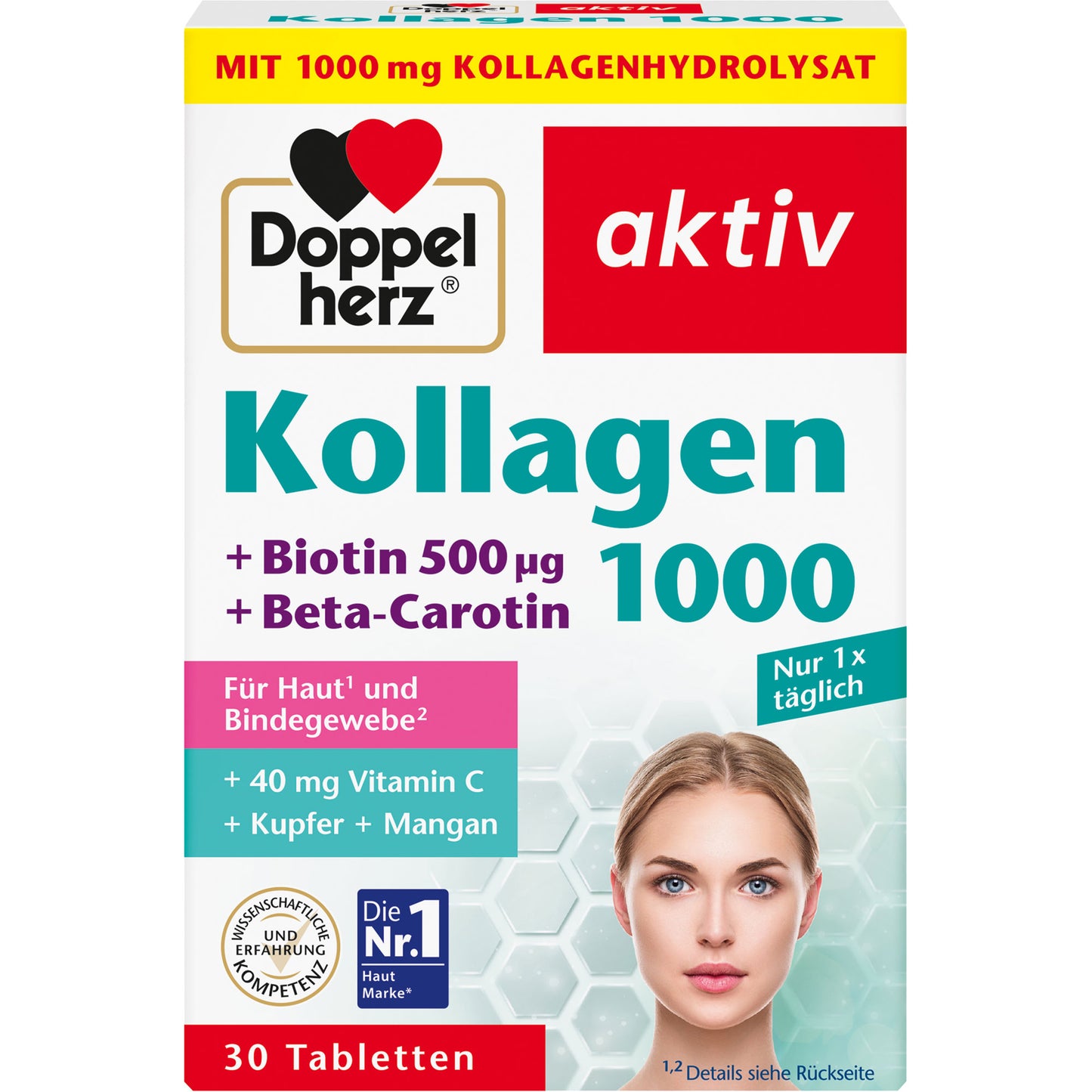 DOPPELHERZ Kollagen 1000 Tabletten 30 St