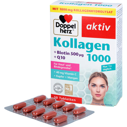 DOPPELHERZ Kollagen 1000 Tabletten 30 St
