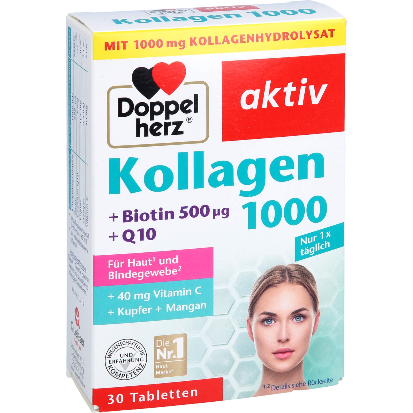 DOPPELHERZ Kollagen 1000 Tabletten 30 St
