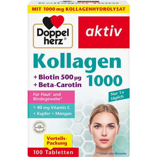 DOPPELHERZ Kollagen 1000 Tabletten 100 St