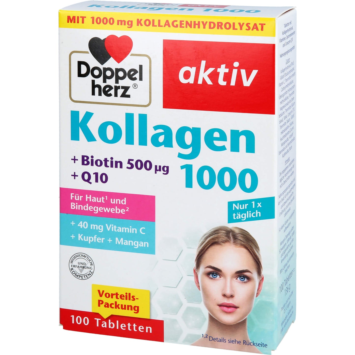 DOPPELHERZ Kollagen 1000 Tabletten 100 St