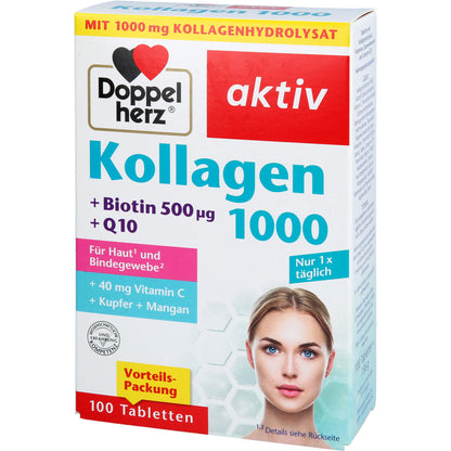 DOPPELHERZ Kollagen 1000 Tabletten 100 St