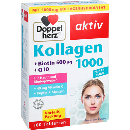 DOPPELHERZ Kollagen 1000 Tabletten 100 St