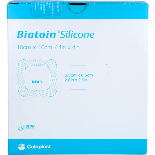 BIATAIN Silicone Schaumverband 10x10 cm 10 St