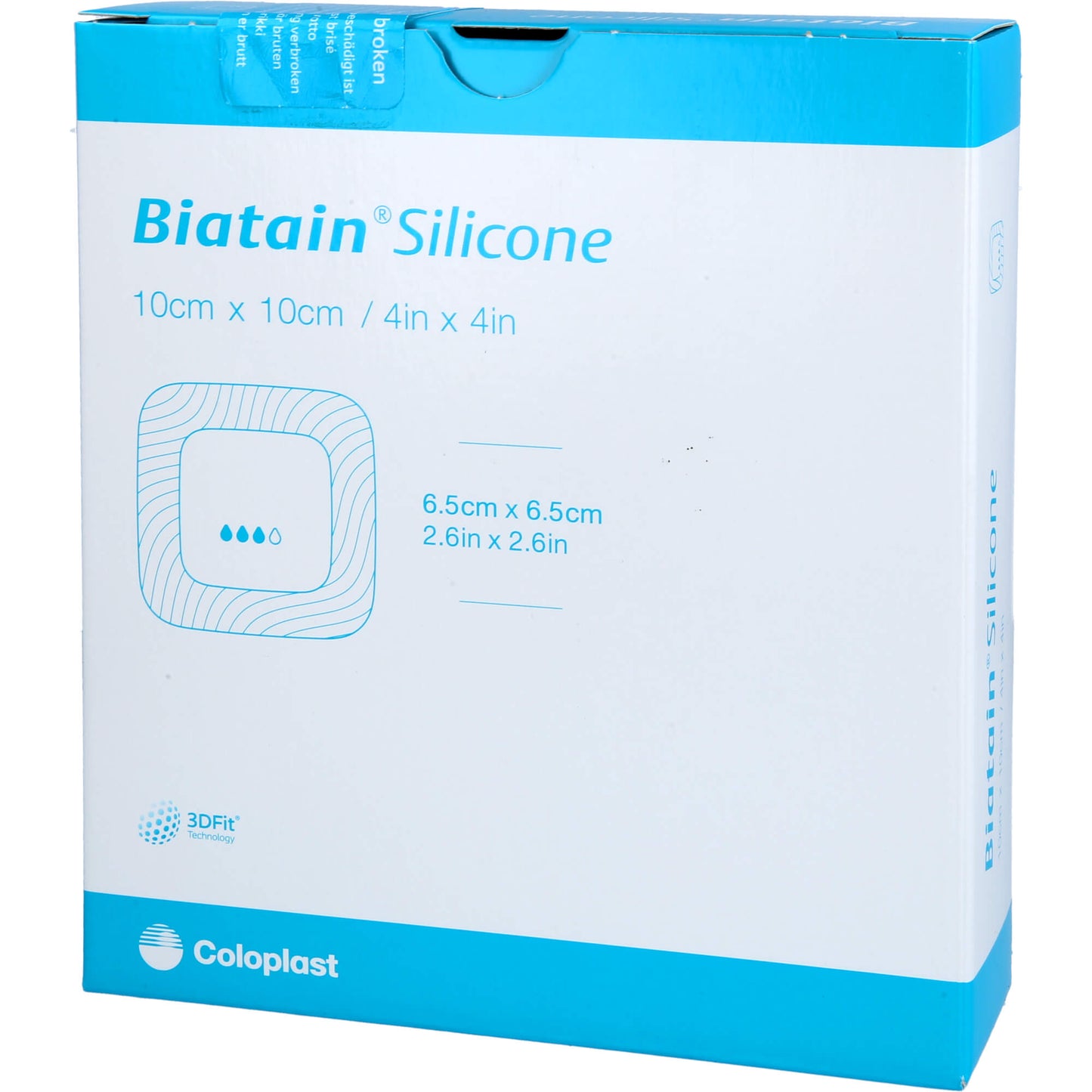 BIATAIN Silicone Schaumverband 10x10 cm 10 St