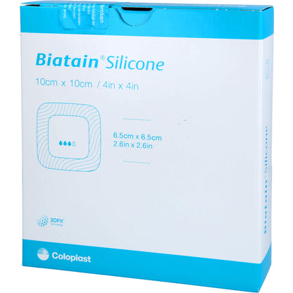 BIATAIN Silicone Schaumverband 10x10 cm 10 St