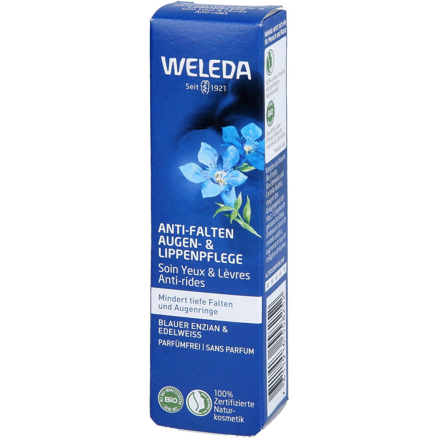 WELEDA Anti-Falten Aug.&Lippenpfl.bl.Enz.&Edelwei. 10 ml
