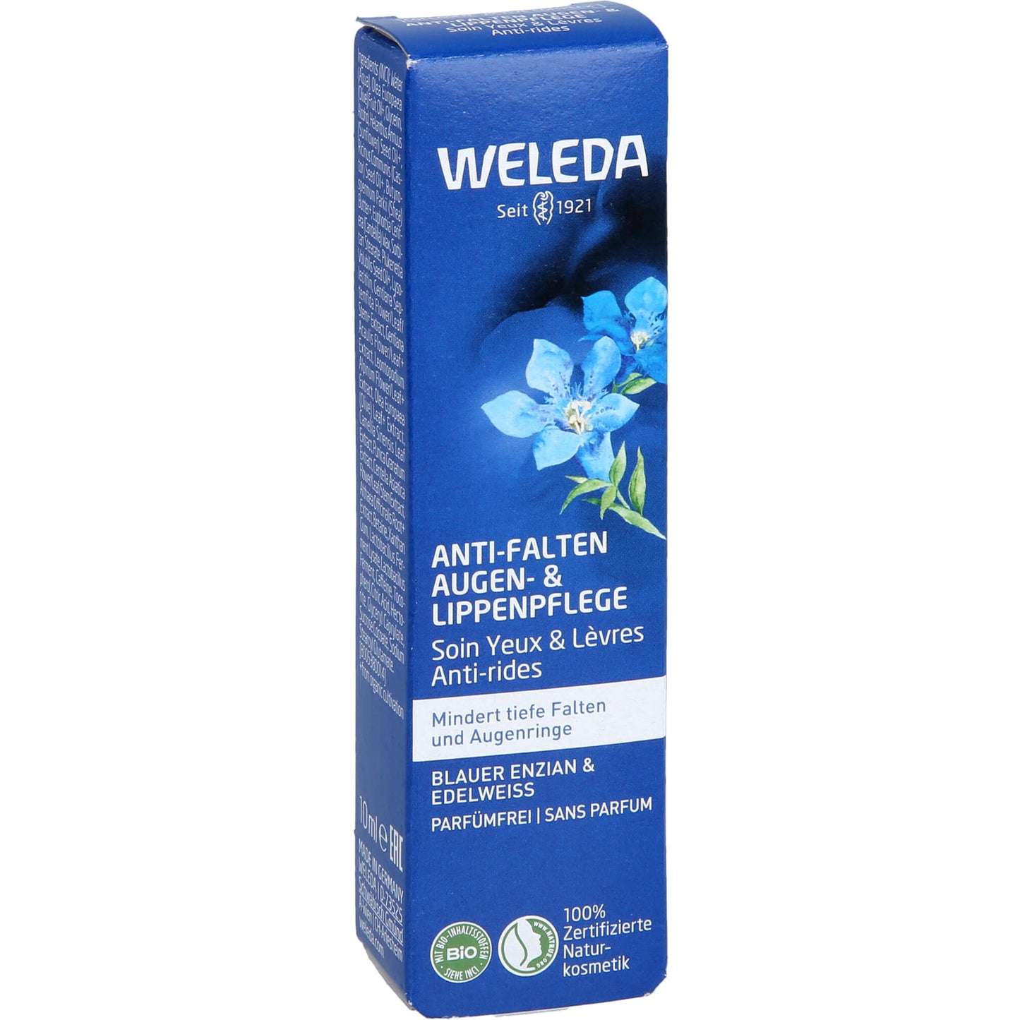 WELEDA Anti-Falten Aug.&Lippenpfl.bl.Enz.&Edelwei. 10 ml