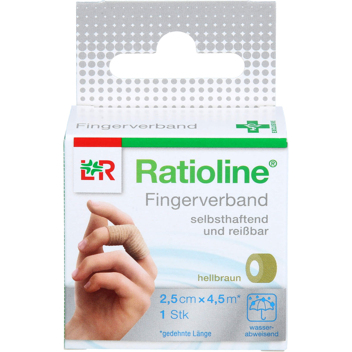 RATIOLINE selbsthaft.Fingerv.2,5cmx4,5m hellbraun 1 St