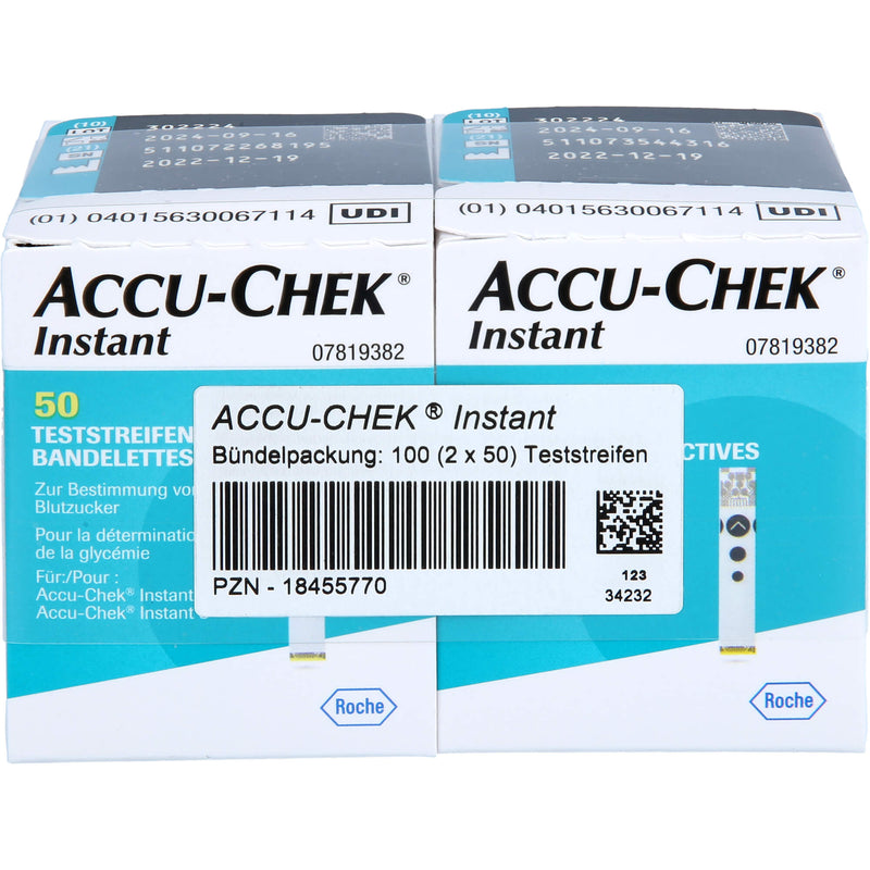 ACCU-CHEK INSTANT TESTSTR 2X50 St