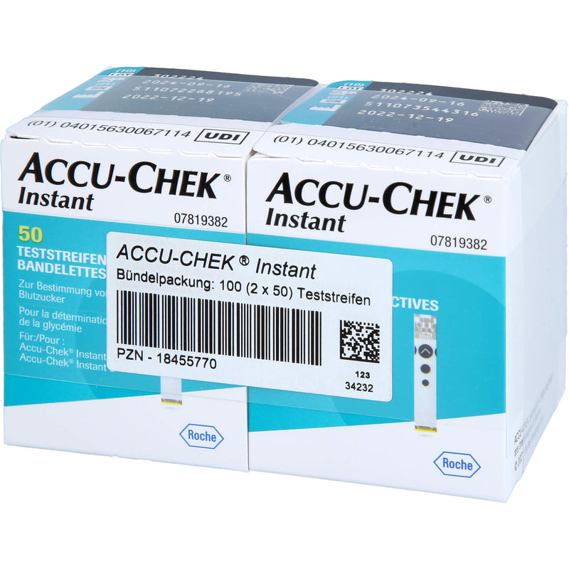 ACCU-CHEK INSTANT TESTSTR 2X50 St