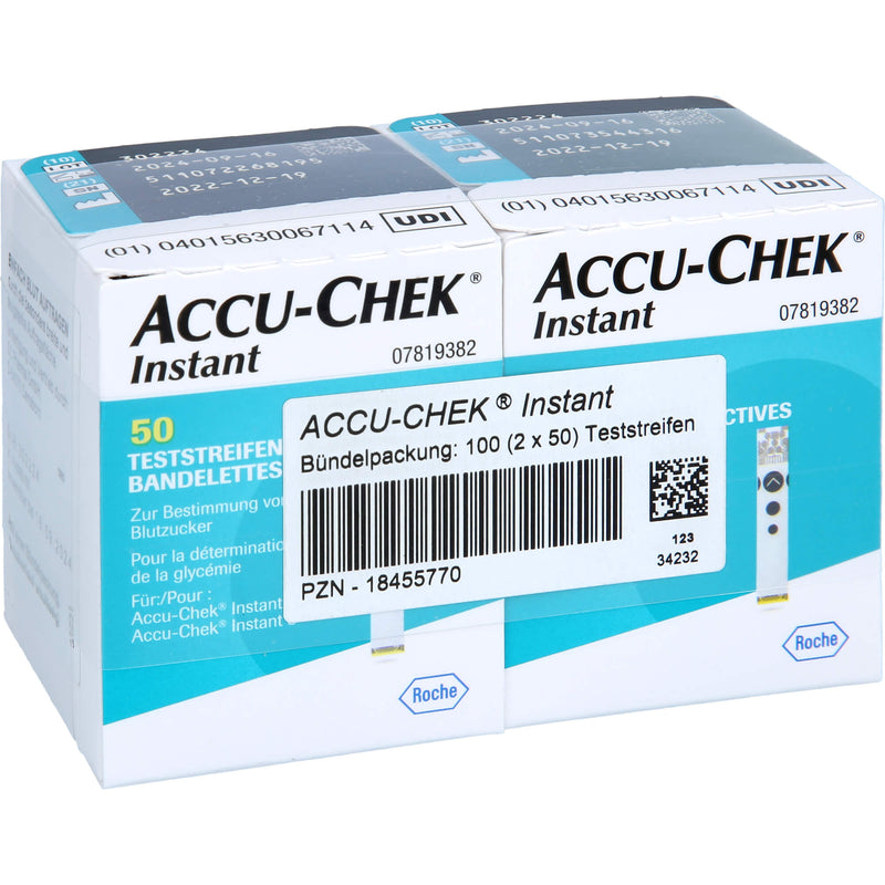 ACCU-CHEK INSTANT TESTSTR 2X50 St