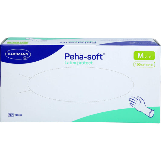 PEHA-SOFT Latex protect Unt.Hands.unsteril pf M 100 St