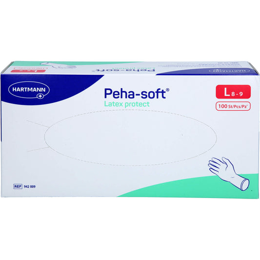 PEHA-SOFT Latex protect Unt.Hands.unsteril pf L 100 St
