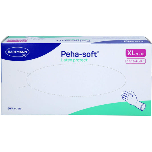 PEHA-SOFT Latex protect Unt.Hands.unsteril pf XL 100 St