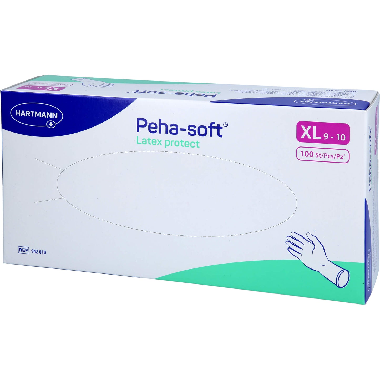PEHA-SOFT Latex protect Unt.Hands.unsteril pf XL 100 St