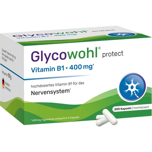 GLYCOWOHL Vitamin B1 Thiamin 400 mg hochdos.Kaps. 200 St