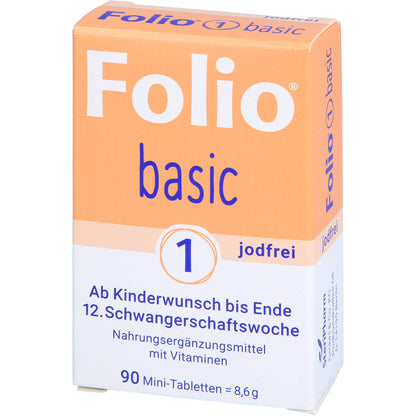 FOLIO 1 basic jodfrei Filmtabletten 90 St