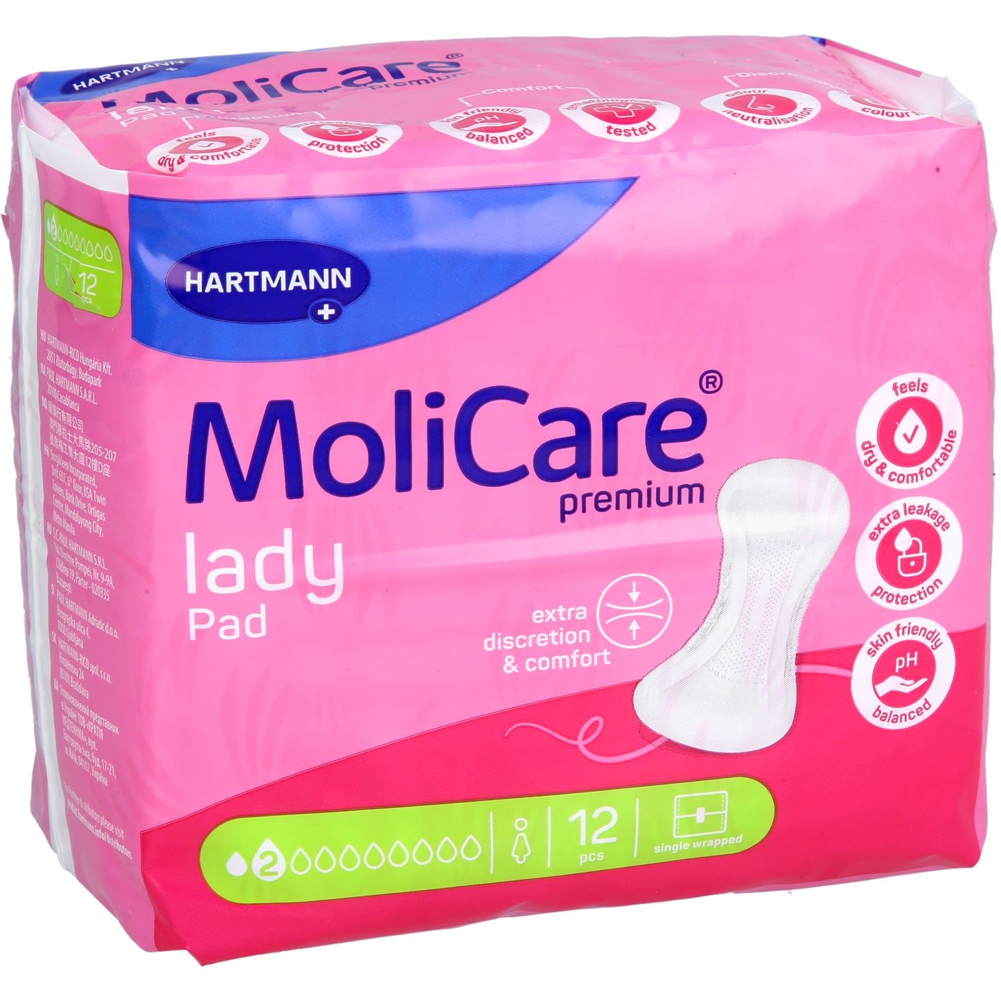 MOLICARE Premium lady Pad 2 Tropfen 12 St