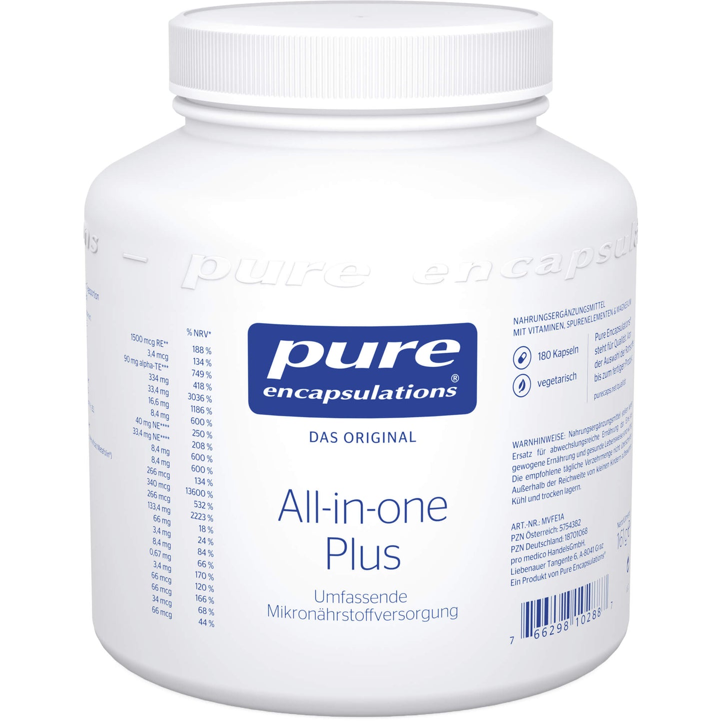PURE ENCAPSULATIONS all-in-one Plus Kapseln 180 St