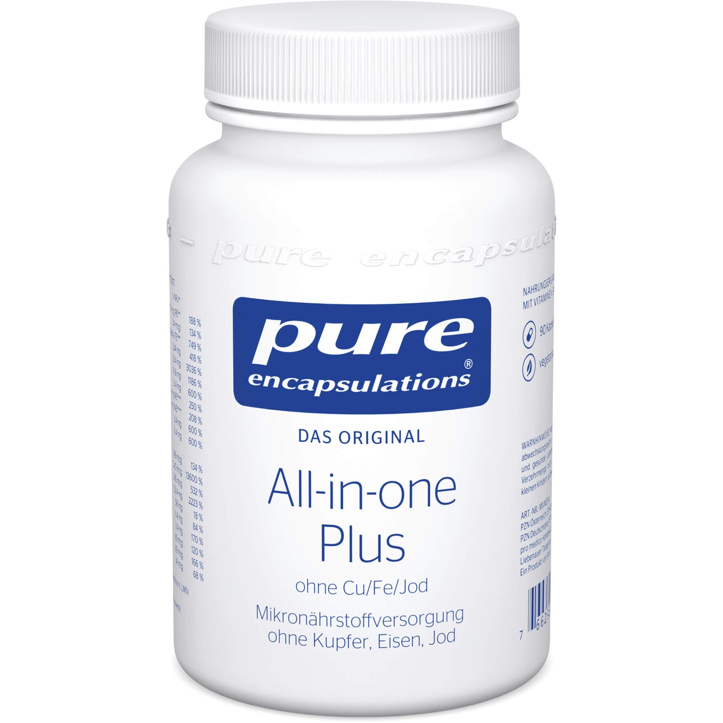 PURE ENCAPSULATIONS all-in-one Plus ohne Cu/Fe/Jod 90 St