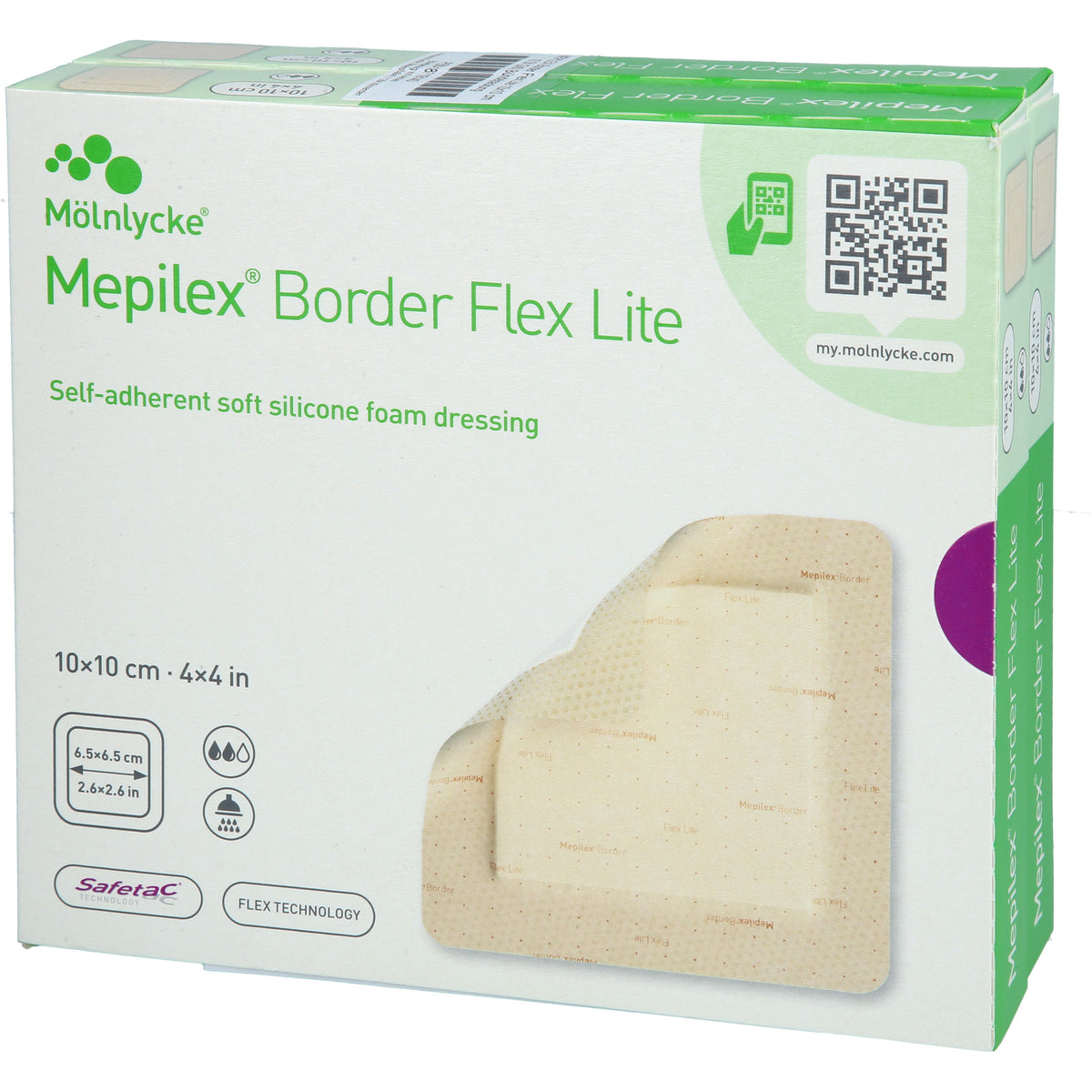 MEPILEX Border Flex Lite Schaumverband 10x10 cm 10 St