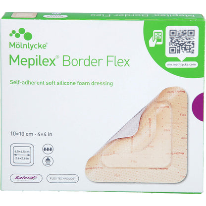 MEPILEX Border Flex Schaumverb.haft.10x10 cm 5 St