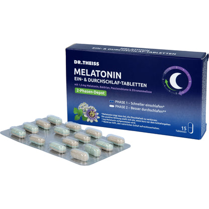 DR.THEISS Melatonin Ein- & Durchschlaf-Tabletten 15 St