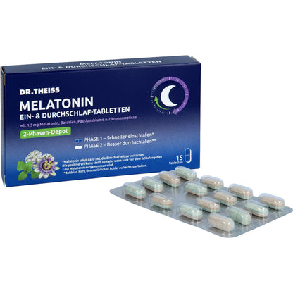DR.THEISS Melatonin Ein- & Durchschlaf-Tabletten 15 St
