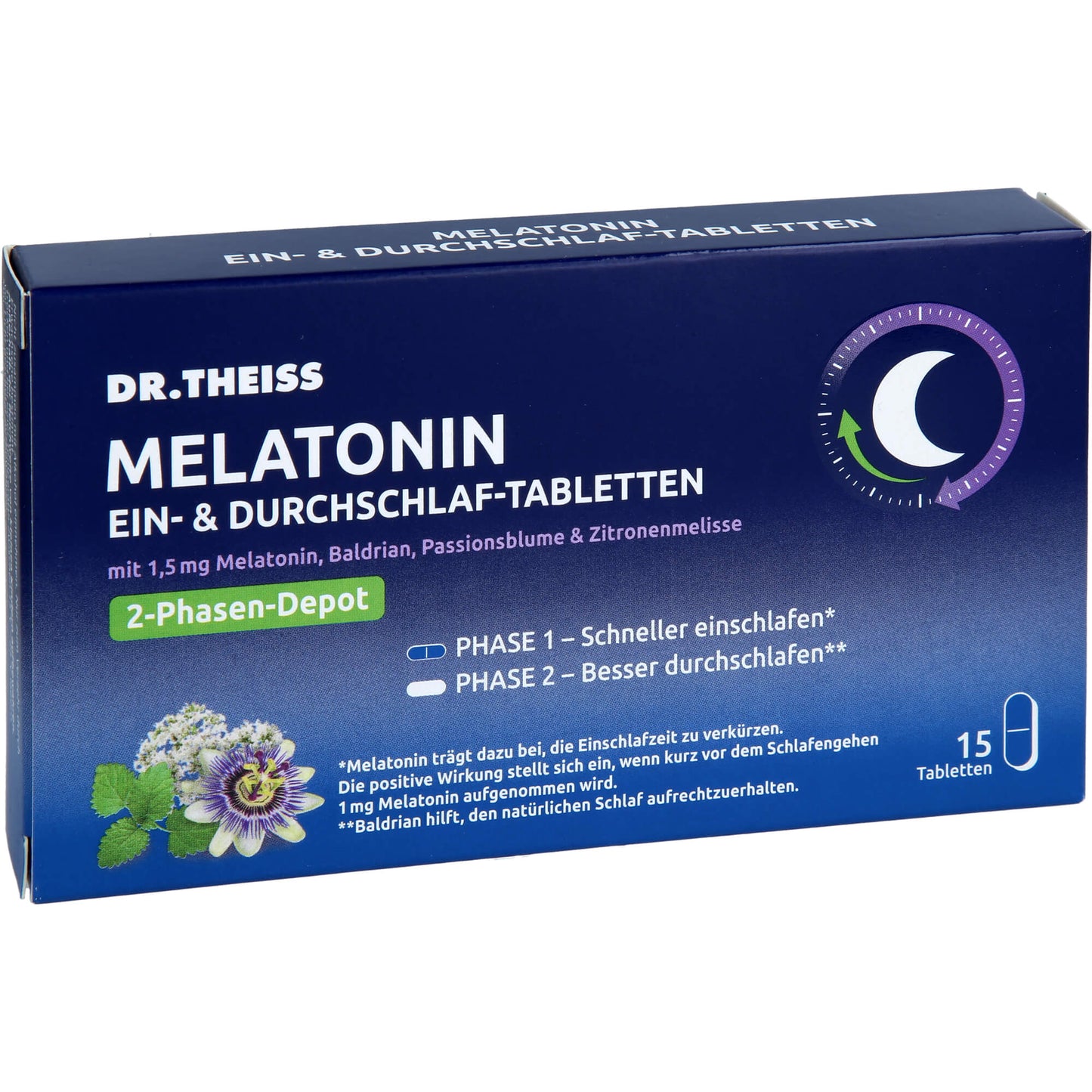 DR.THEISS Melatonin Ein- & Durchschlaf-Tabletten 15 St