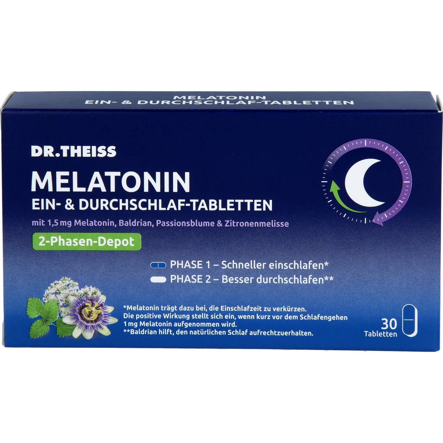 DR.THEISS Melatonin Ein- & Durchschlaf-Tabletten 30 St