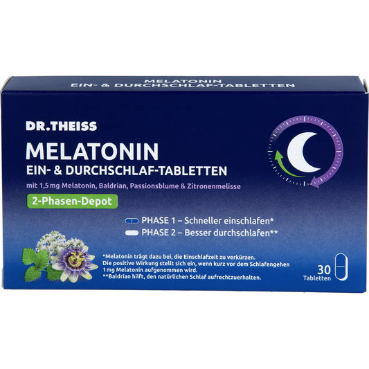 DR.THEISS Melatonin Ein- & Durchschlaf-Tabletten 30 St