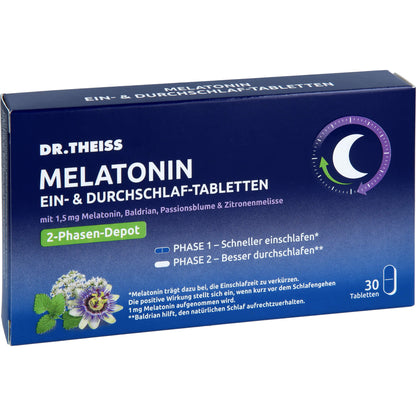 DR.THEISS Melatonin Ein- & Durchschlaf-Tabletten 30 St